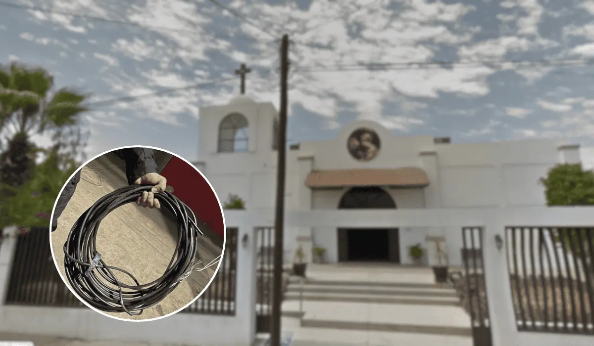 Sorprenden a hombre robando cableado en iglesia de la colonia Cuauhtémoc