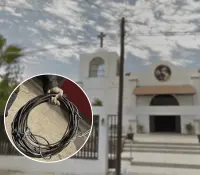 Sorprenden a hombre robando cableado en iglesia de la colonia Cuauhtémoc