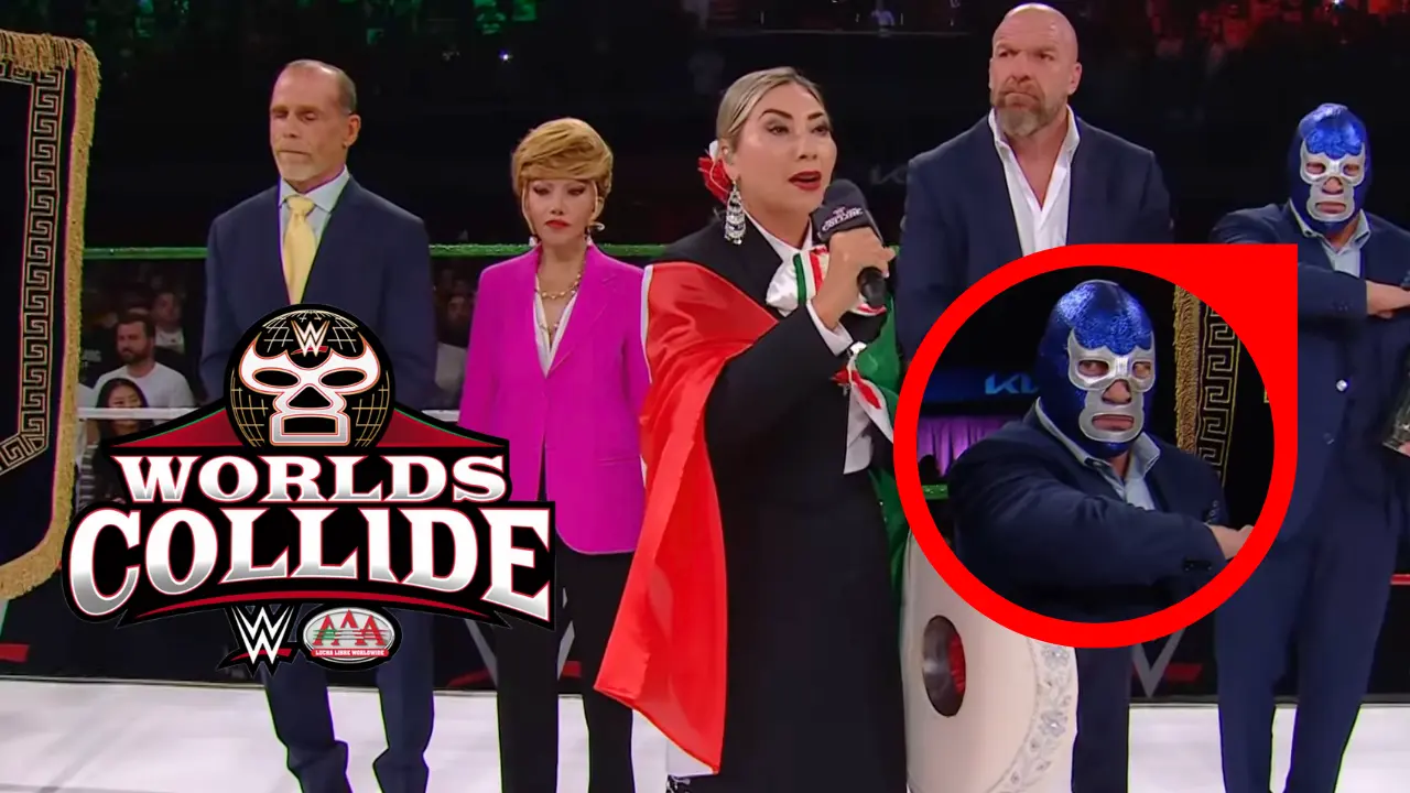 Deyra Barrera altera letra del Himno Nacional en evento de WWE