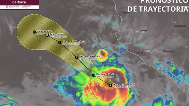 Provocará condiciones severas en el occidente del país, con lluvias fuertes, rachas de viento y oleaje.
