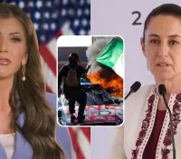 Kristi Noem acusa a Claudia Sheinbaum de alentar protestas en Los Ángeles