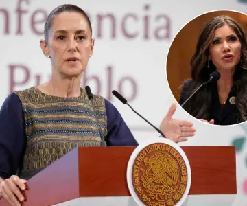 Absolutamente falsa acusación de Kristi Noem: Claudia Sheinbaum