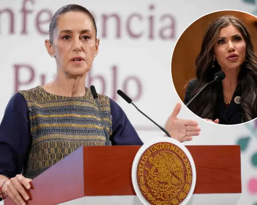 Absolutamente falsa acusación de Kristi Noem: Claudia Sheinbaum