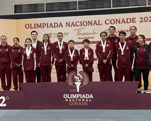 Sonorenses ganan 5 medallas en gimnasia de trampolín en Olimpiada Nacional
