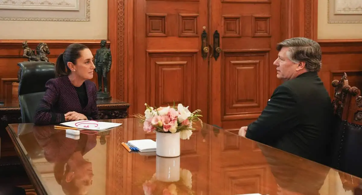 Claudia Sheinbaum se reúne con subsecretario de Estado de EU
