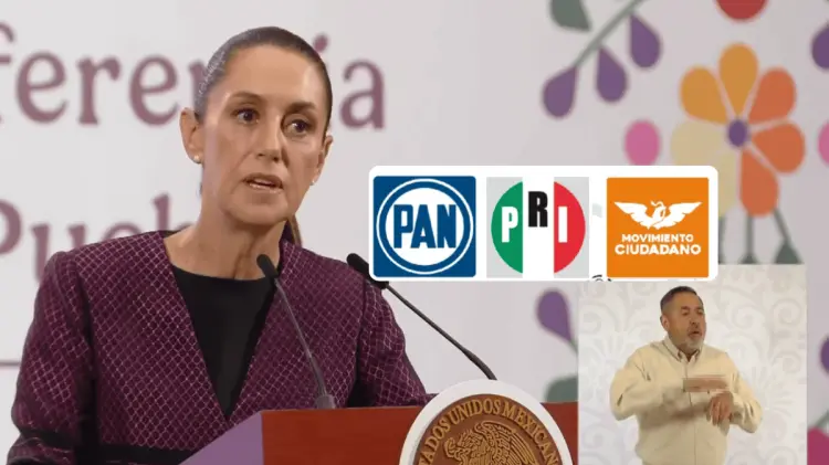 Culpa de incentivar falsamente que ella y su partido Morena impulsaron las protestas. (Foto: Especial)