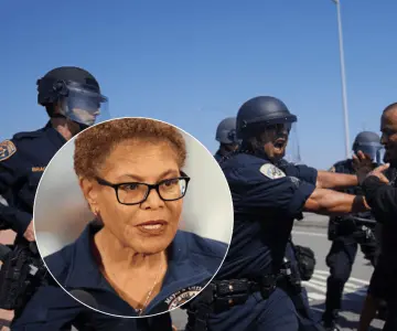 Declaran toque de queda en Los Ángeles por disturbios en protestas