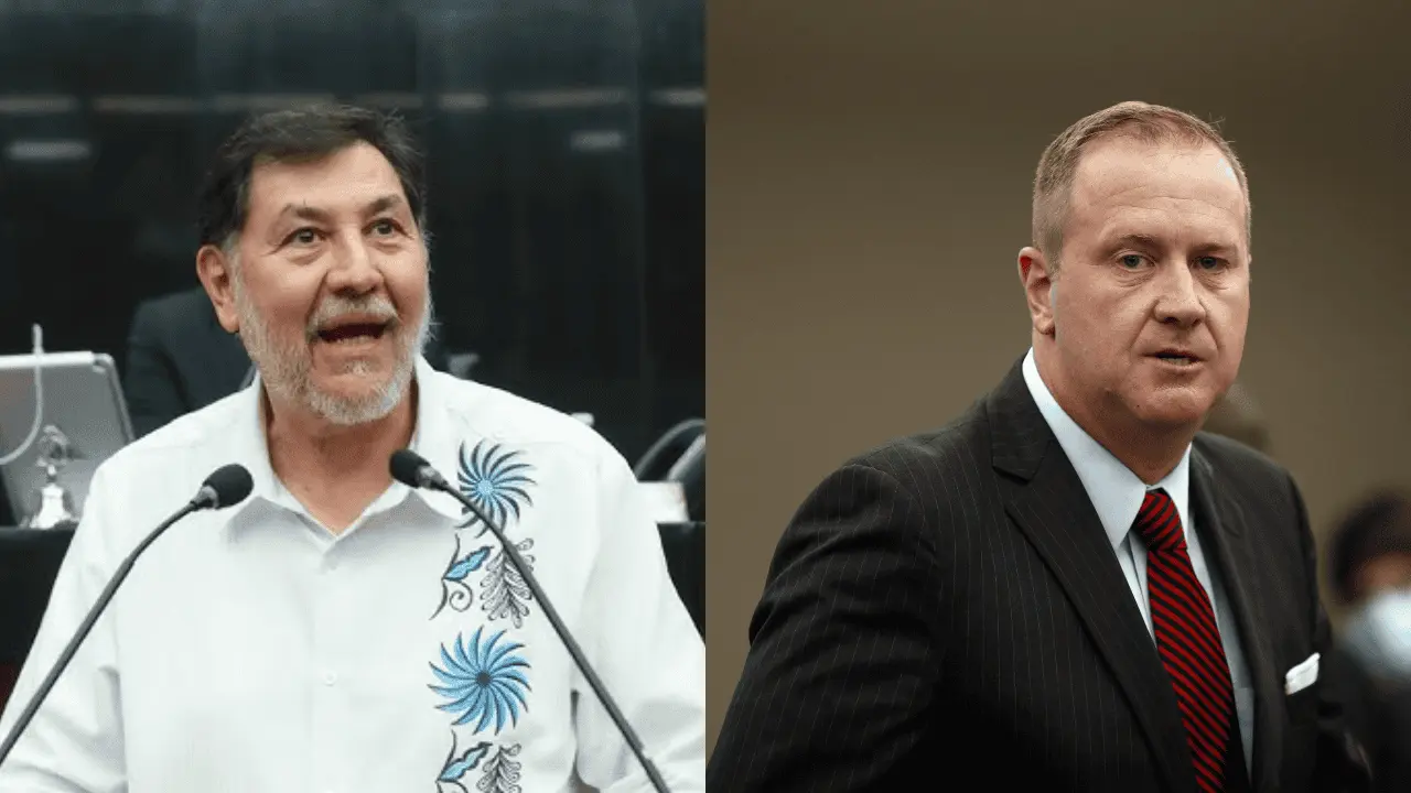 Noroña condena celebración de senador Eric Schmitt por impuesto a remesas