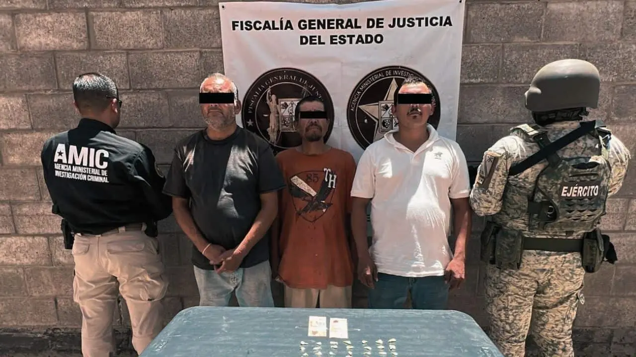 Capturan a tres con narcótico tras un cateo en La Metalera