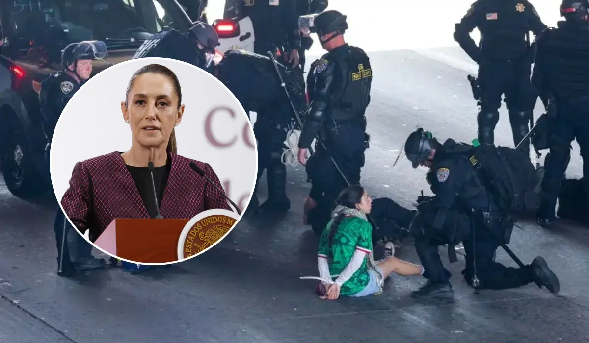 Reporta Claudia Sheinbaum la detención de 61 mexicanos en redadas en EU