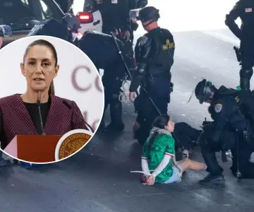Reporta Claudia Sheinbaum la detención de 61 mexicanos en redadas en EU