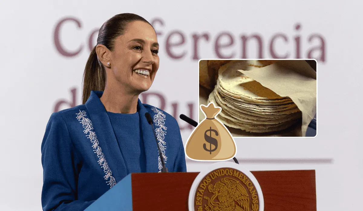 Anuncia Claudia Sheinbaum acuerdo para mantener el precio de tortilla