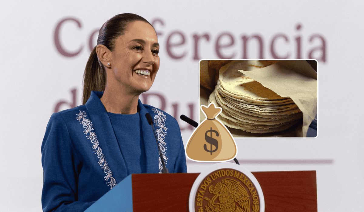 Anuncia Claudia Sheinbaum acuerdo para mantener el precio de tortilla