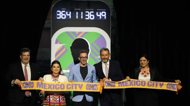 Este miércoles se reveló la cuenta atrás a la Copa del Mundo 2026. (Foto: El Universal)