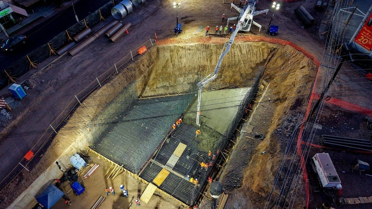 Avanza construcción de paso a desnivel en Colosio y Solidaridad