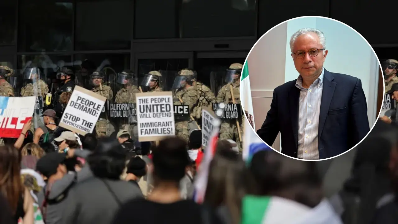 Cónsul Laveaga pide a mexicanos manifestarse pacíficamente en Washington