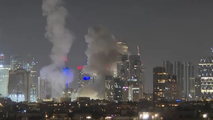 Reportaron grandes explosiones en Tel Aviv. (Foto: Especial/EXPRESO)