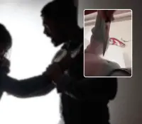 Joven exhibe video de su pareja amenazándola con arma blanca