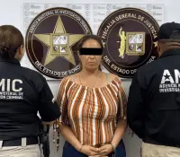 Detienen en SLRC, Sonora, a mujer buscada en EU por tráfico de droga