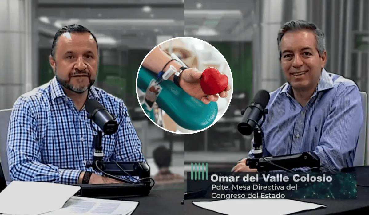 Donar sangre es donar vida: Omar del Valle Colosio