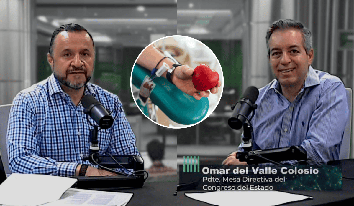 Donar sangre es donar vida: Omar del Valle Colosio