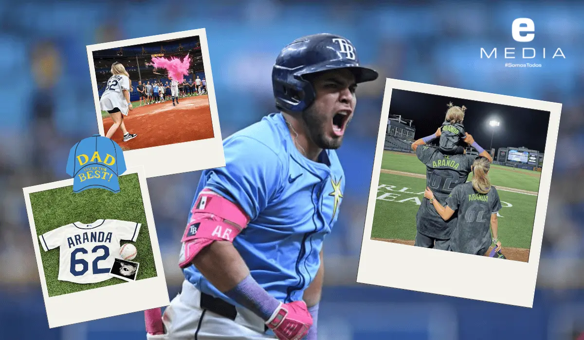 Jonathan Aranda tiene una padre temporada en Grandes Ligas