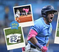 Jonathan Aranda tiene una padre temporada en Grandes Ligas