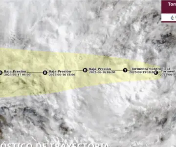 Tormenta tropical Dalila se desplaza dejando lluvias en regiones de Pacífico