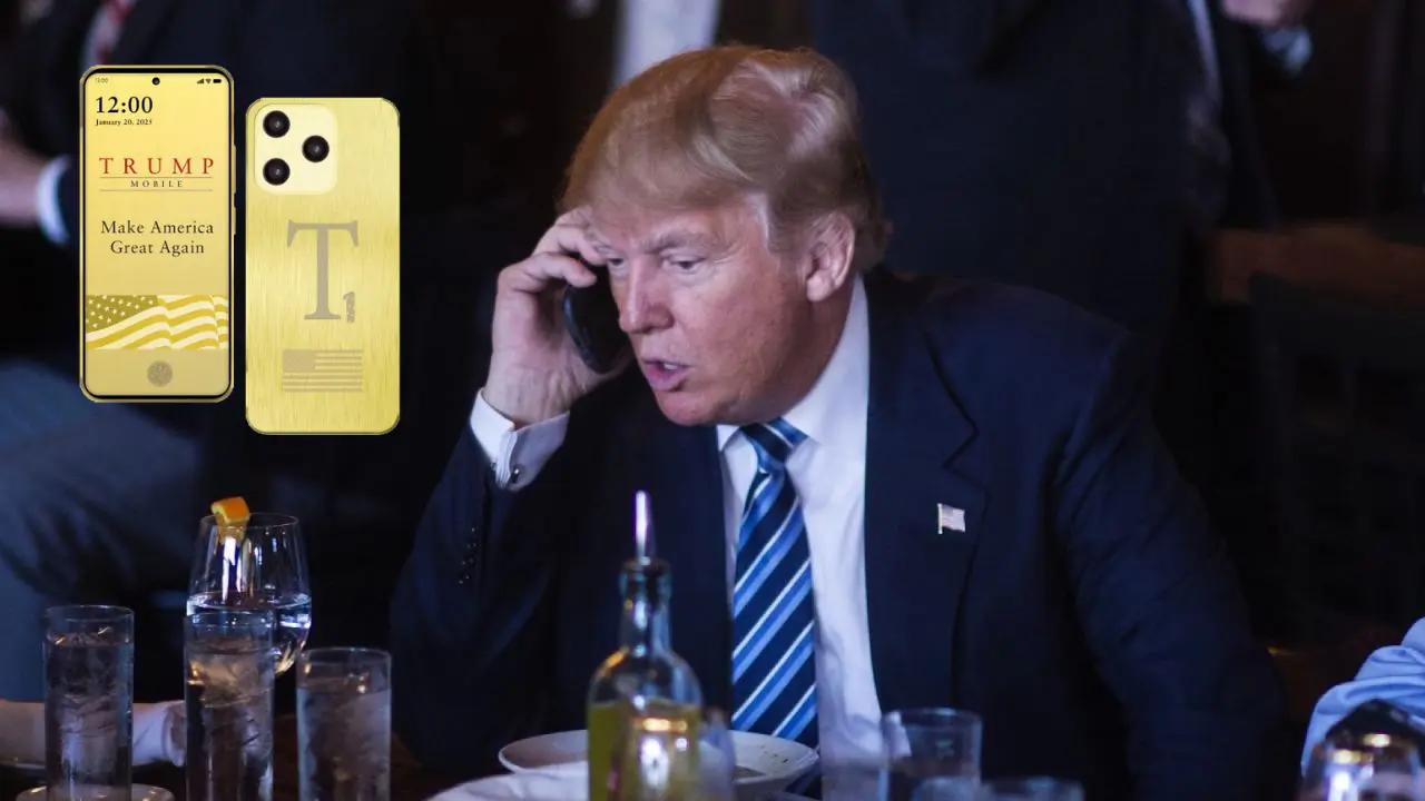 Lanzan servicio de telefonía Trump Mobile y nuevo celular T1