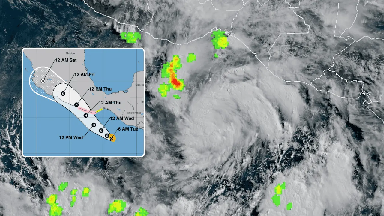 ¿Cuándo se convertirá en huracán la tormenta tropical Erick?