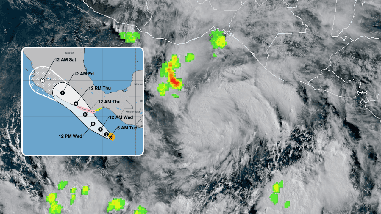 ¿Cuándo se convertirá en huracán la tormenta tropical Erick?