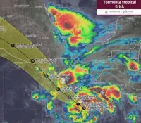 Se forma la Tormenta Tropical Erick en el Océano Pacífico