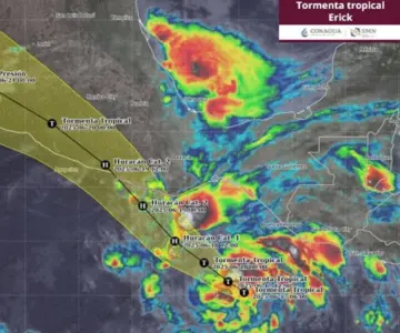 Se forma la Tormenta Tropical Erick en el Océano Pacífico