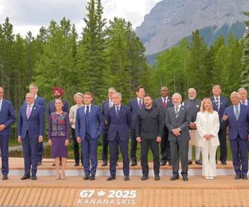 Sheinbaum defiende a migrantes mexicanos en la Cumbre del G7