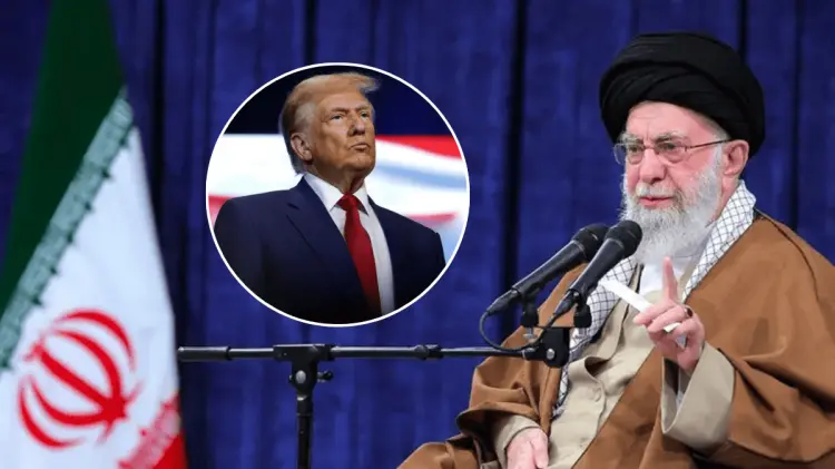 Ayatolá Jemeneí, líder supremo de Irán, responde a amagos de Donald Trump. (Foto: Especial)