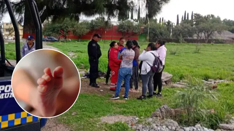 Su llanto llamó la atención de personas que transitaban por la zona. (Foto: Especial)