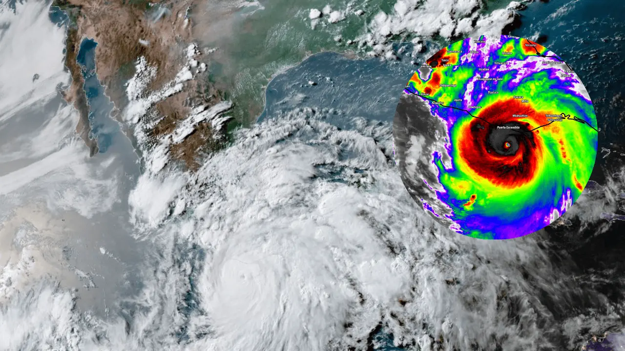 Huracán Erick ya es categoría 3; se intensifica rumbo a Oaxaca y Guerrero