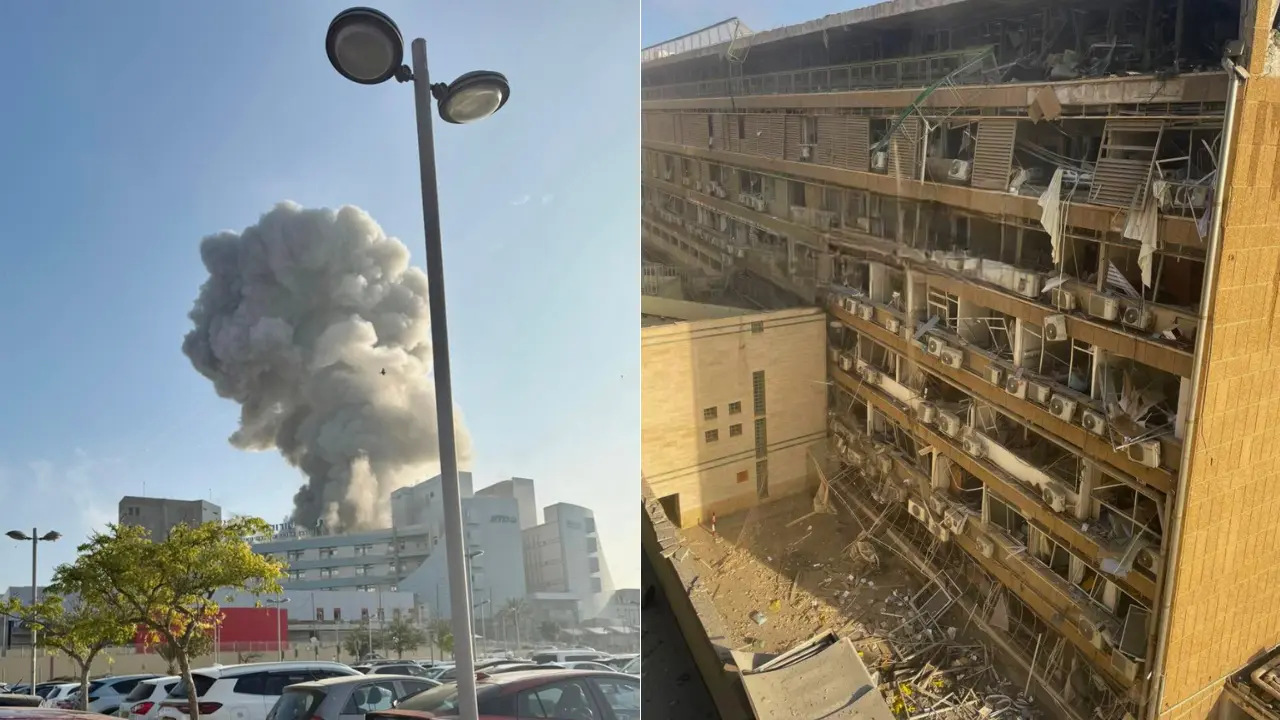 Irán ataca con misiles a Israel; hospital en Beersheva sufre impacto