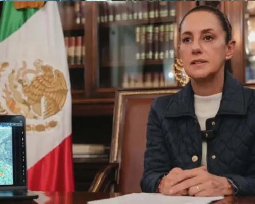 Sheinbaum emite recomendaciones por huracán Erick categoría 3