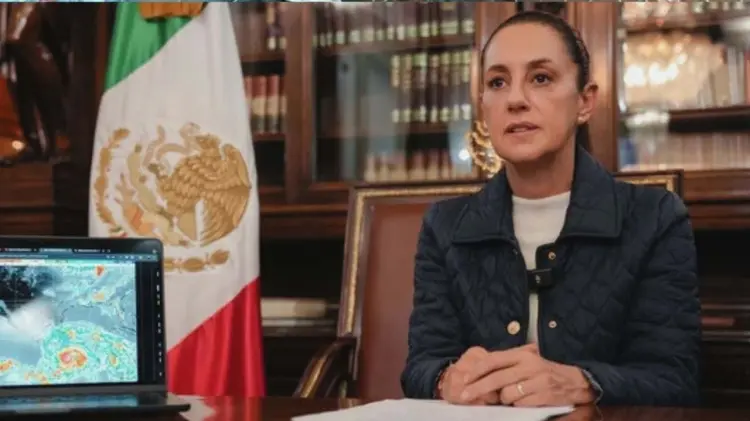Sheinbaum emitió mensaje a través de un video en canales oficiales. (Foto: Especial / EXPRESO)