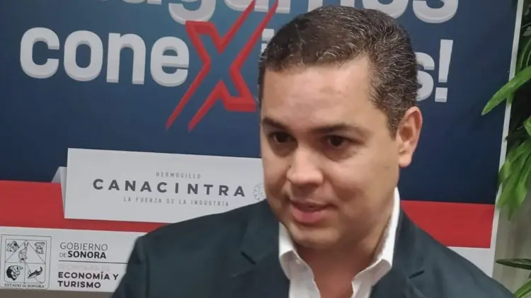 Juan Álvaro Corral Aguirre, presidente de Canacintra. (Foto: Armando Aguilar / EXPRESO)