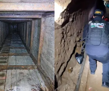 Localizan túnel en Tijuana que conecta a México con Estados Unidos