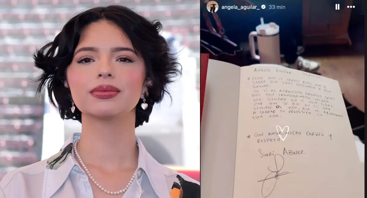 Ángela Aguilar causa revuelo por carta de amor que no es de Nodal