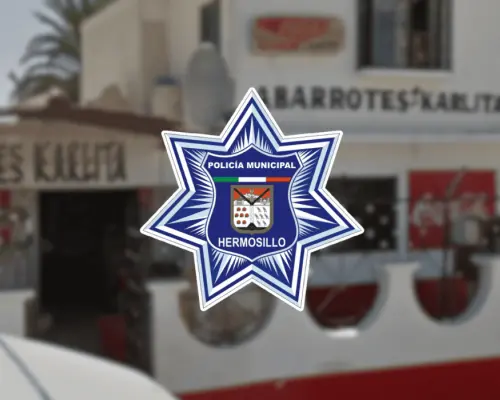 Detienen a sujeto por robo en tienda de abarrotes en Bahía de Kino
