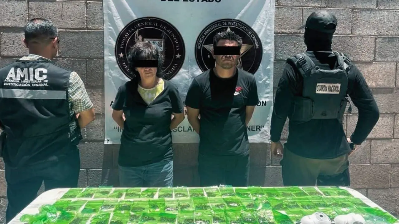 Catean presunto punto de venta de droga en el Centro de Hermosillo