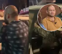 Hombre que golpeó a sujeto que chocó patrulla se disculpa