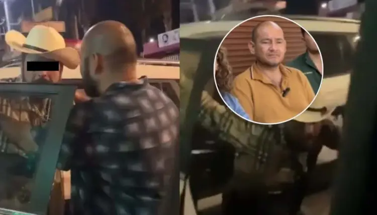 Hombre que golpeó a sujeto que chocó patrulla se disculpa