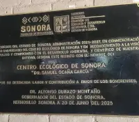 Renombran Centro Ecológico de Sonora en honor a Samuel Ocaña