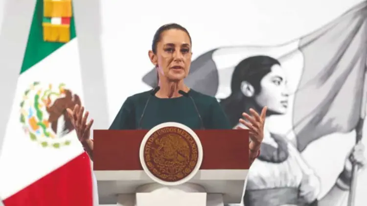 Presidenta Claudia Sheinbaum en conferencia de prensa. (Foto: Especial / EXPRESO)