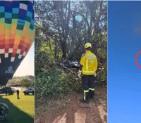 Revelan detalles del incendio en globo de Praia Grande en Brasil